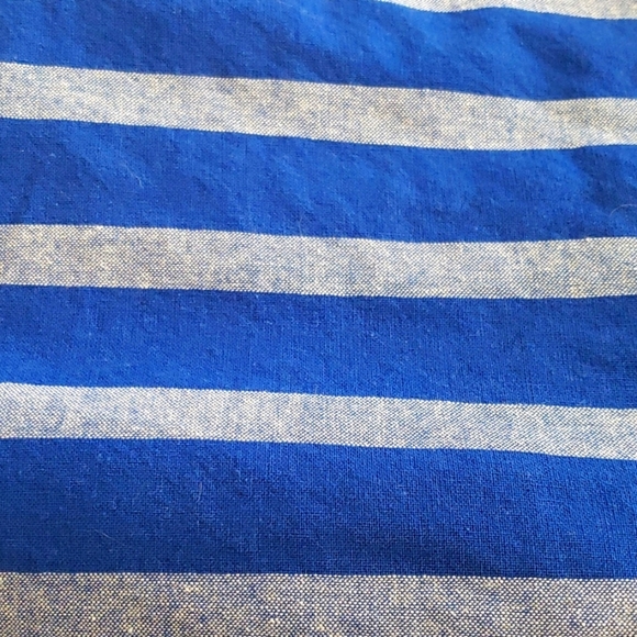 Old Navy Blue Striped 100% Cotton Shorts Size 16 - Picture 11 of 11